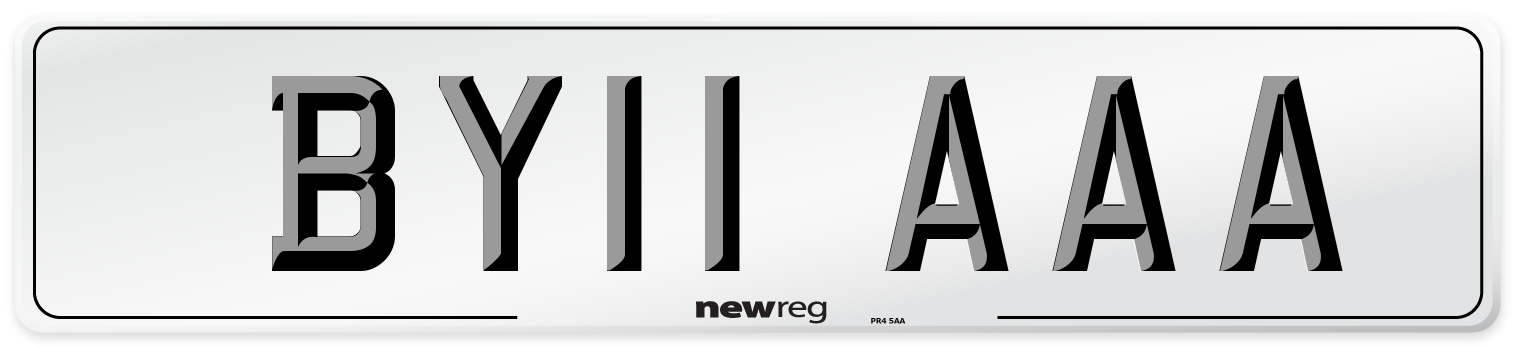 BY11 AAA Number Plate from New Reg